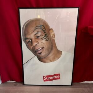 Supreme x Mike Tyson Poster Print – Iconic Box Logo Art (No Frame)